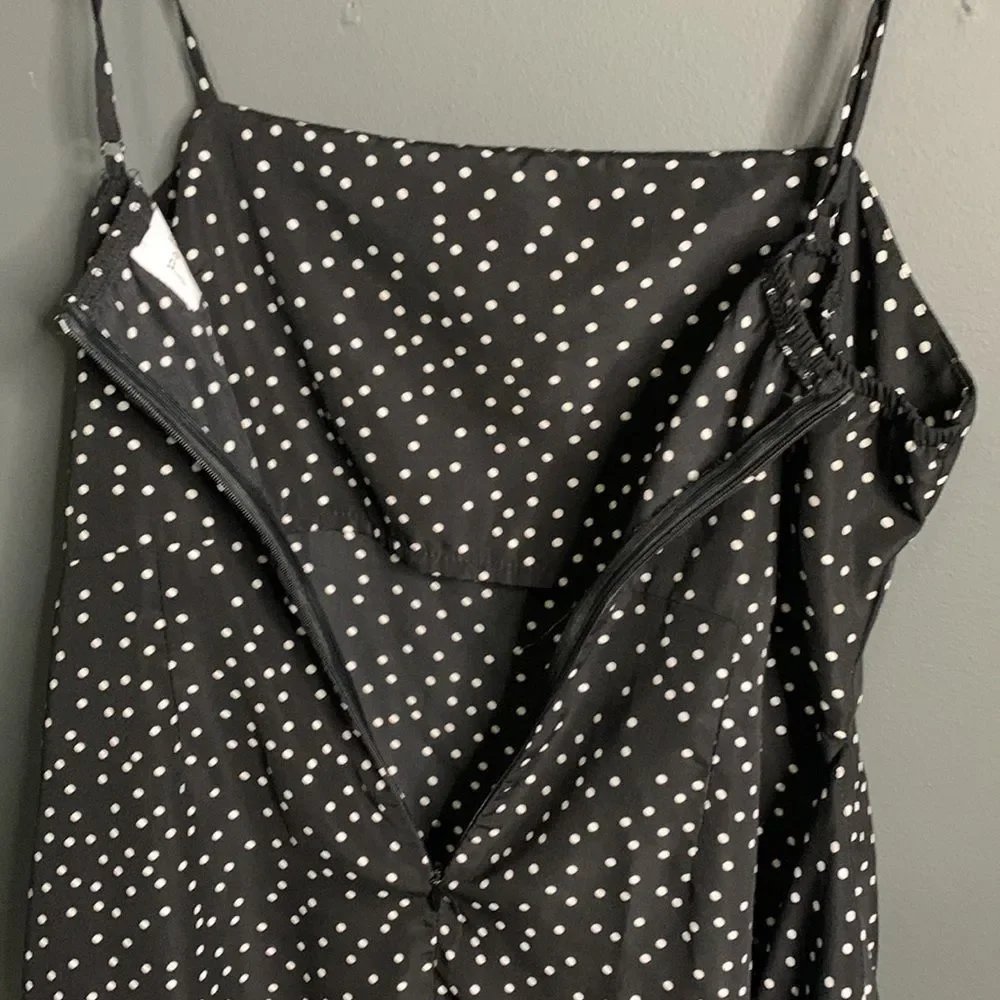 Spaghetti Strap & Ruffle ZipUp Dress - Picture 8 of 9